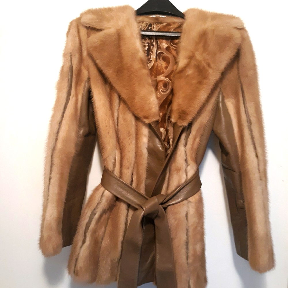 Mink Fur Coat Authentic